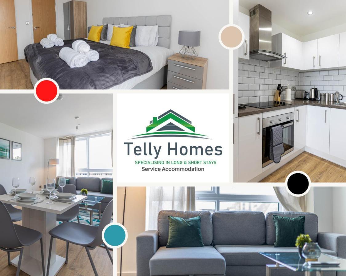 5 Percent Off Weekly And 20 Percent Off Monthly Bookings - Marigold Unit At Telly Homes Limited Birmingham City Centre -2 Bedroom Apartment, Free Wifi Ngoại thất bức ảnh