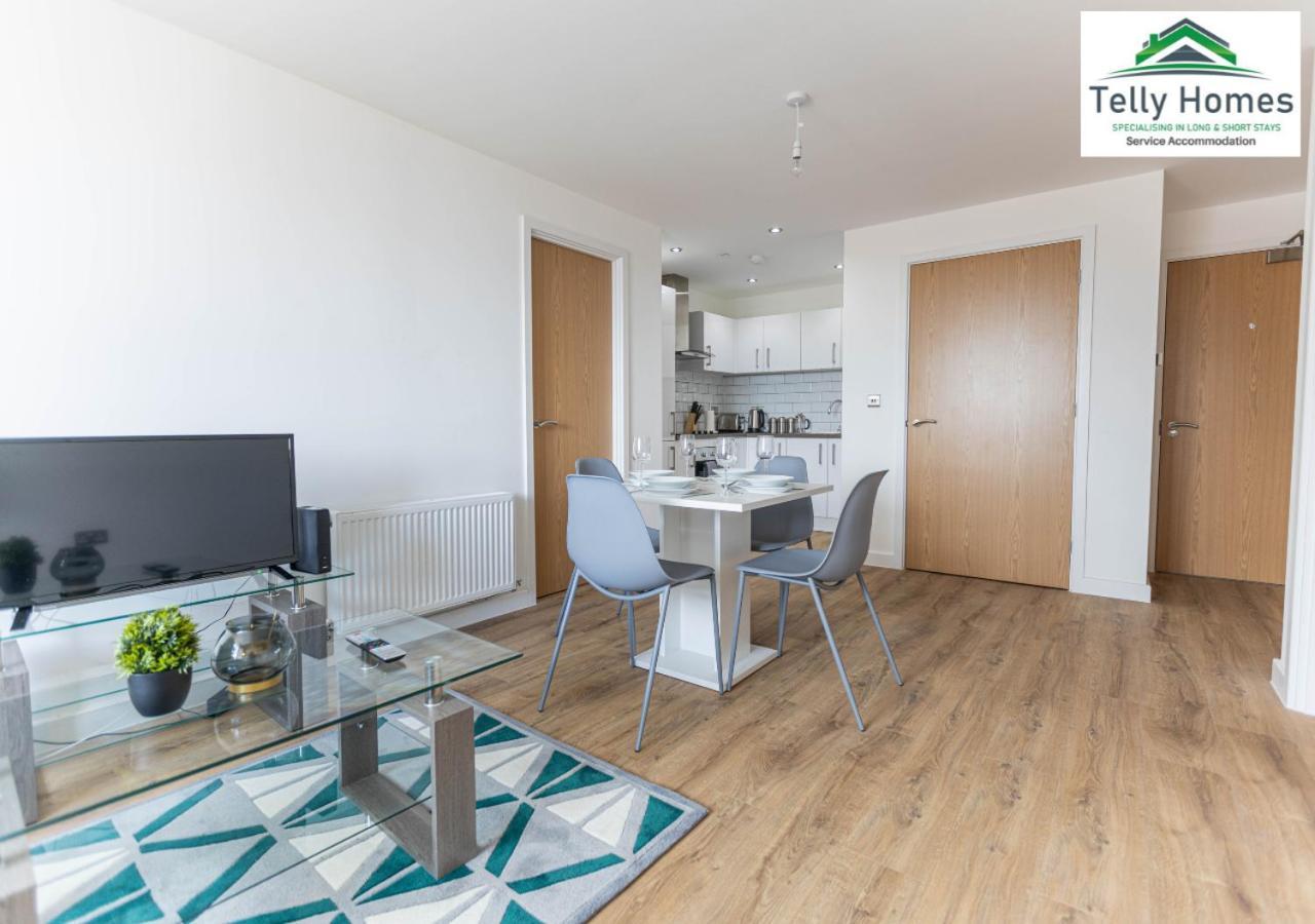 5 Percent Off Weekly And 20 Percent Off Monthly Bookings - Marigold Unit At Telly Homes Limited Birmingham City Centre -2 Bedroom Apartment, Free Wifi Ngoại thất bức ảnh