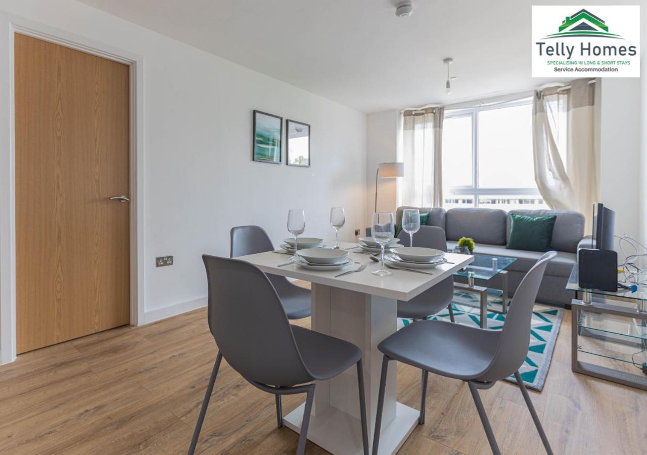 5 Percent Off Weekly And 20 Percent Off Monthly Bookings - Marigold Unit At Telly Homes Limited Birmingham City Centre -2 Bedroom Apartment, Free Wifi Ngoại thất bức ảnh