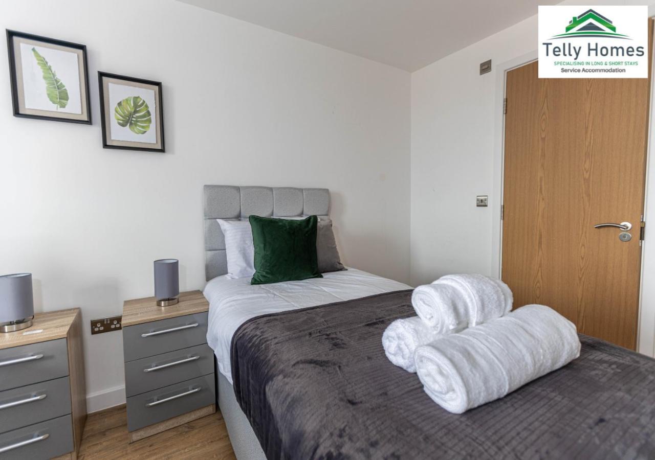 5 Percent Off Weekly And 20 Percent Off Monthly Bookings - Marigold Unit At Telly Homes Limited Birmingham City Centre -2 Bedroom Apartment, Free Wifi Ngoại thất bức ảnh