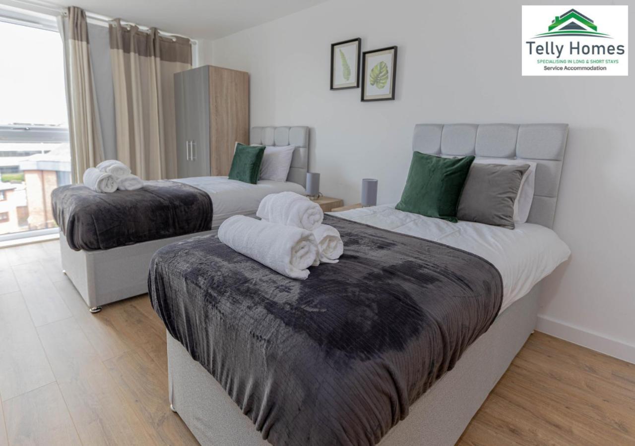 5 Percent Off Weekly And 20 Percent Off Monthly Bookings - Marigold Unit At Telly Homes Limited Birmingham City Centre -2 Bedroom Apartment, Free Wifi Ngoại thất bức ảnh