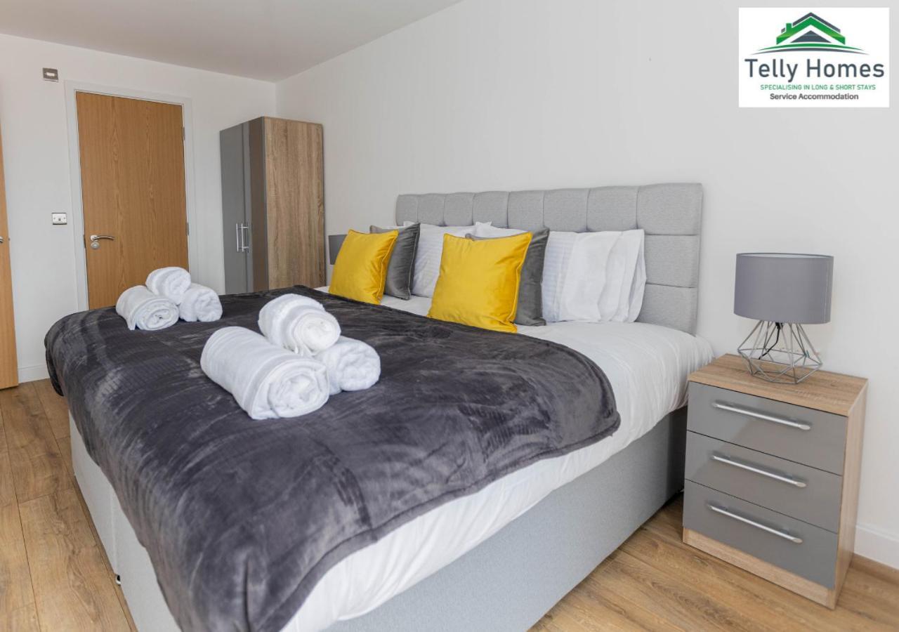 5 Percent Off Weekly And 20 Percent Off Monthly Bookings - Marigold Unit At Telly Homes Limited Birmingham City Centre -2 Bedroom Apartment, Free Wifi Ngoại thất bức ảnh