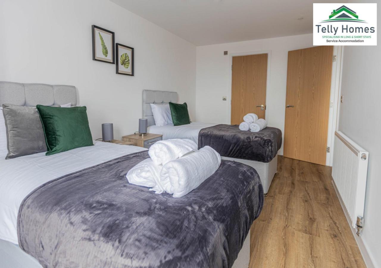 5 Percent Off Weekly And 20 Percent Off Monthly Bookings - Marigold Unit At Telly Homes Limited Birmingham City Centre -2 Bedroom Apartment, Free Wifi Ngoại thất bức ảnh