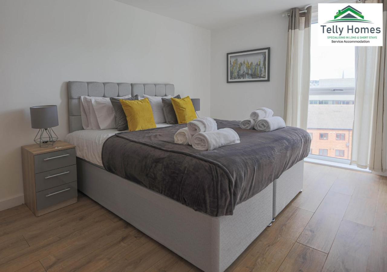 5 Percent Off Weekly And 20 Percent Off Monthly Bookings - Marigold Unit At Telly Homes Limited Birmingham City Centre -2 Bedroom Apartment, Free Wifi Ngoại thất bức ảnh